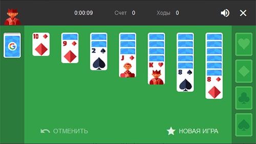 правила игры в пасьянс